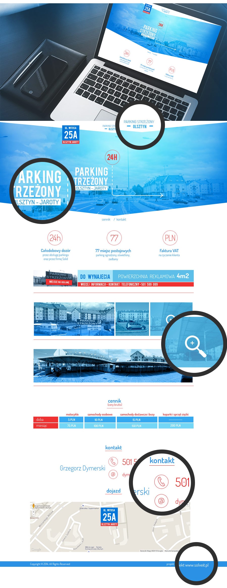 strona internetowa Olparking