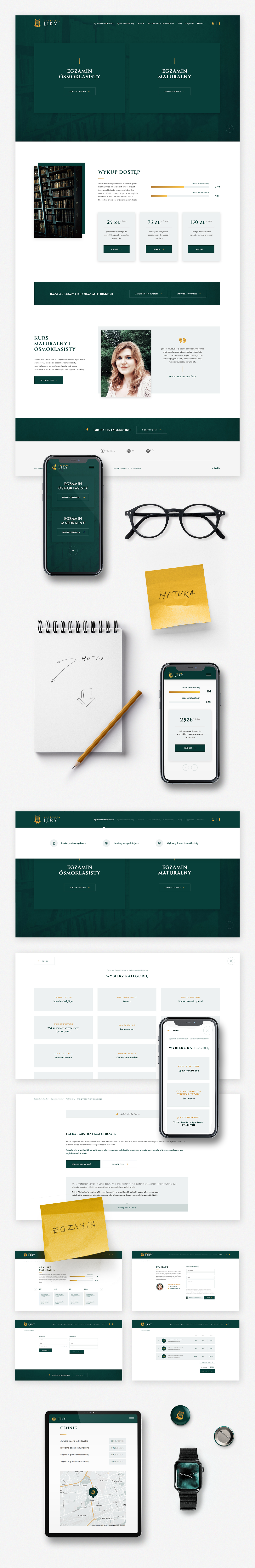 strona internetowa Akademia Liry