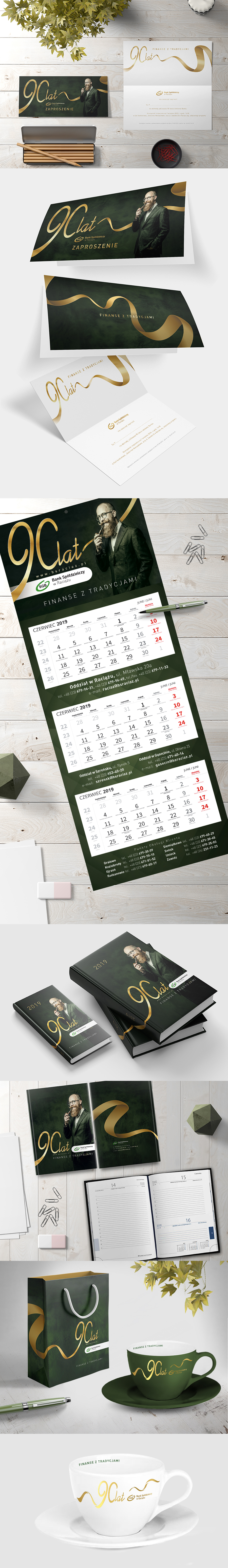 kalendarz książkowy 90 lat BS Raciąż