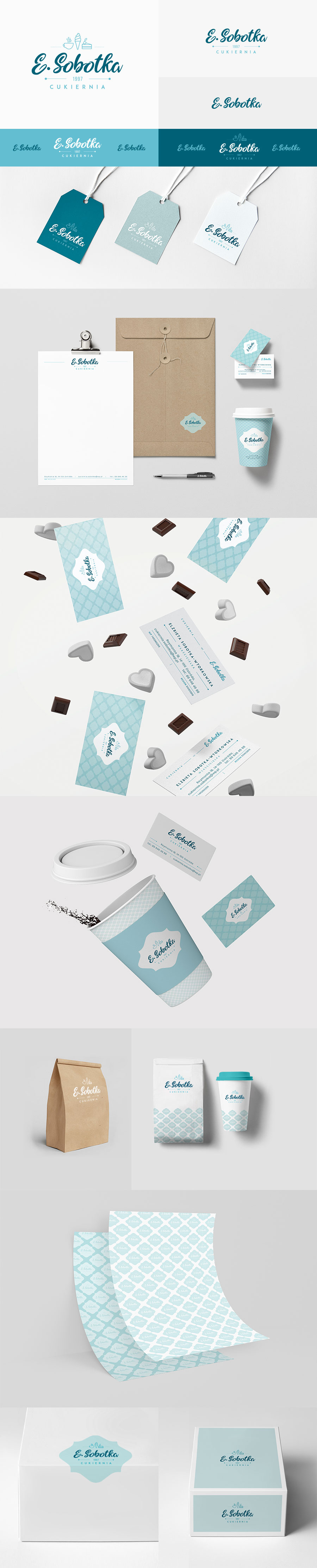 system identyfikacji wizualnej E. Sobotka