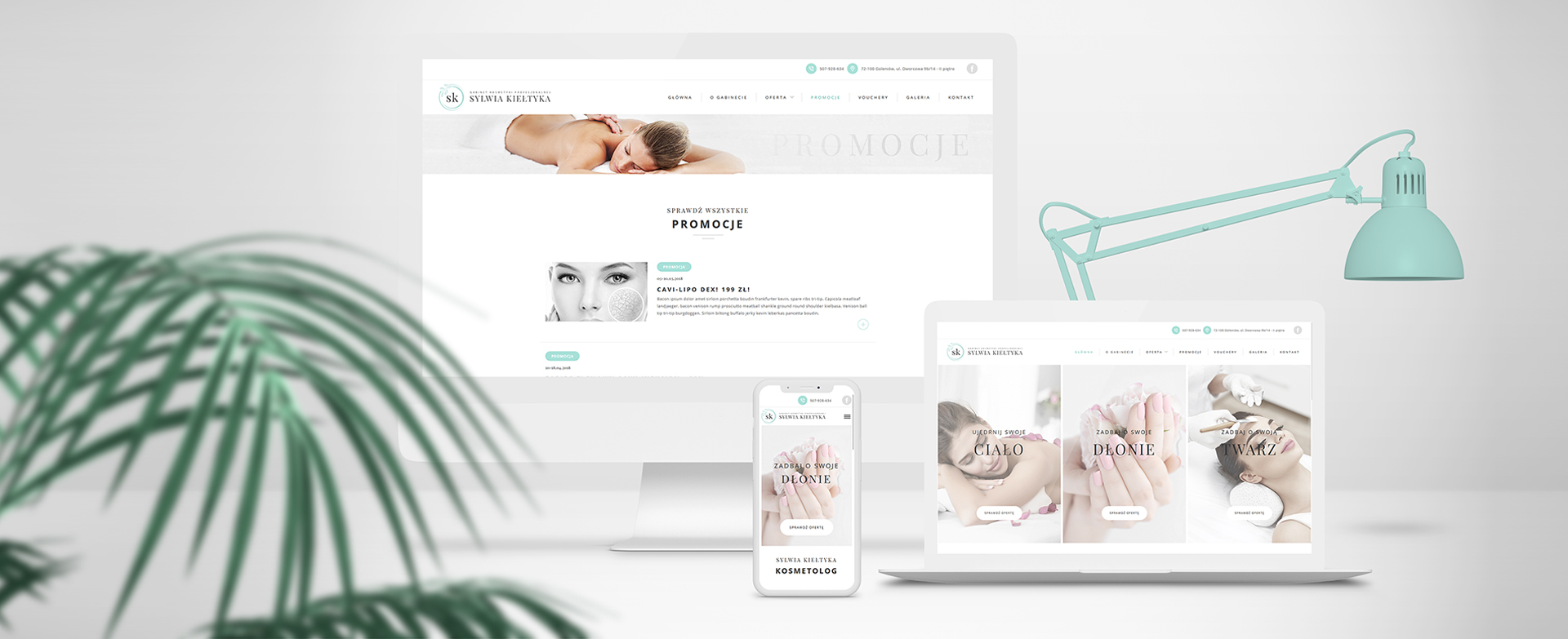 strona internetowa Sylwia Kiełtyka tło