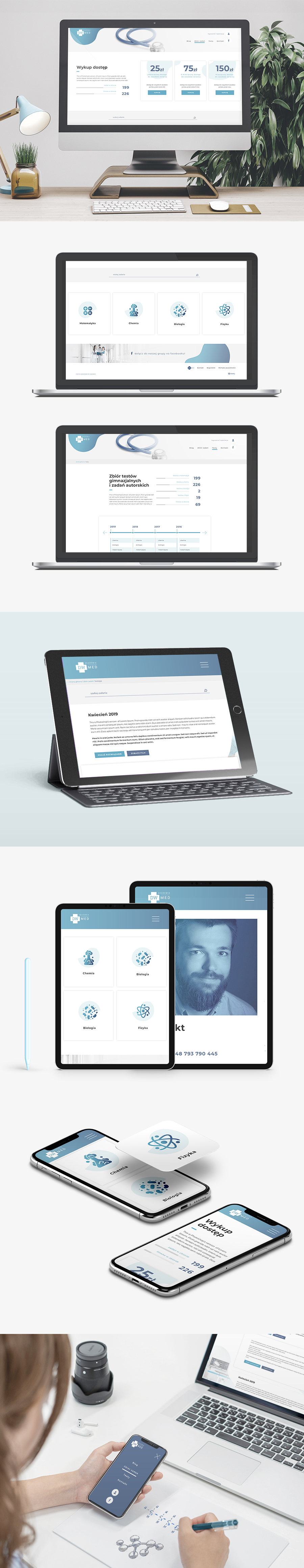 strona internetowa Akademia DWMED