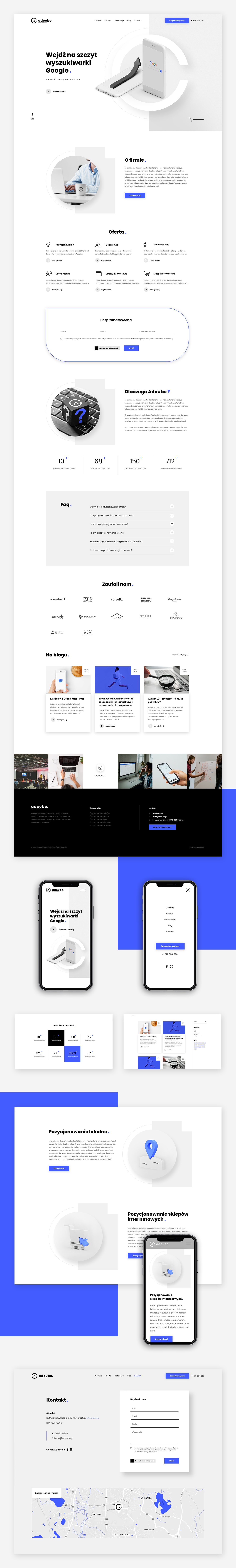 strona internetowa Adcube