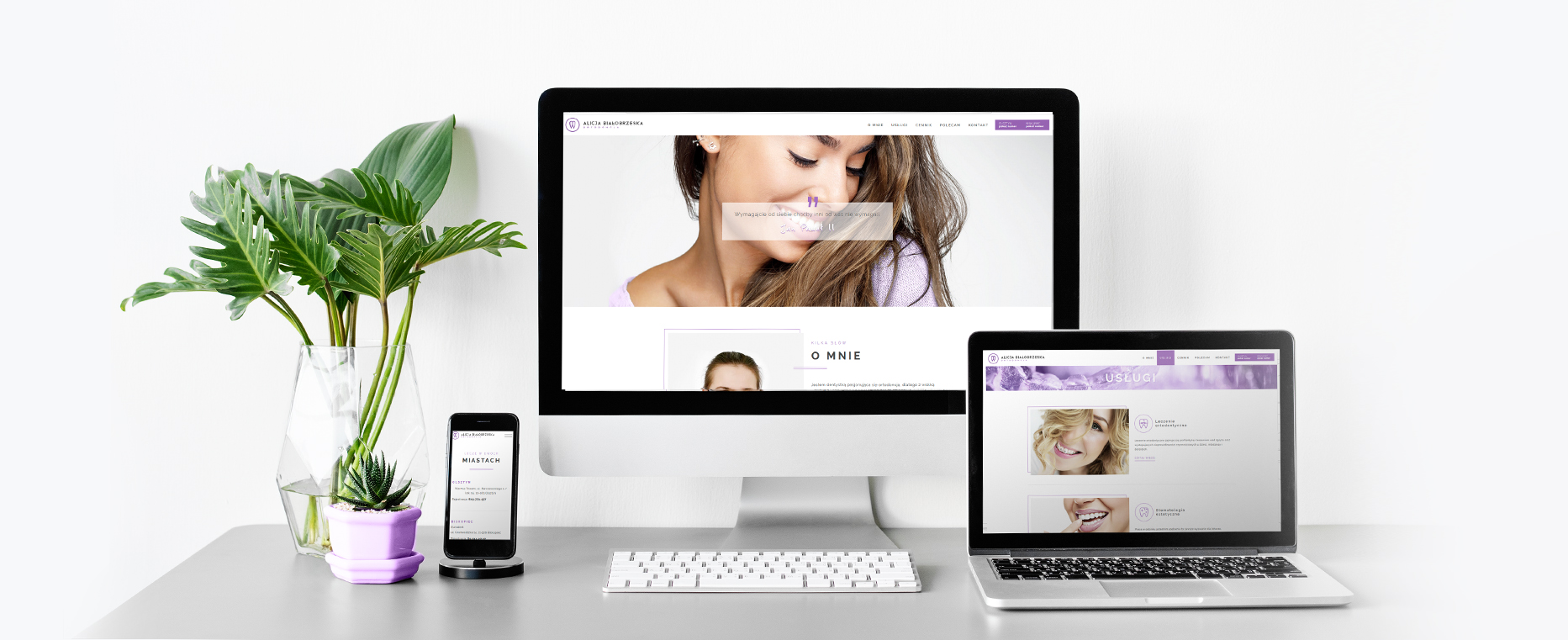 strona internetowa Alicja Białobrzeska – strona internetowa tło