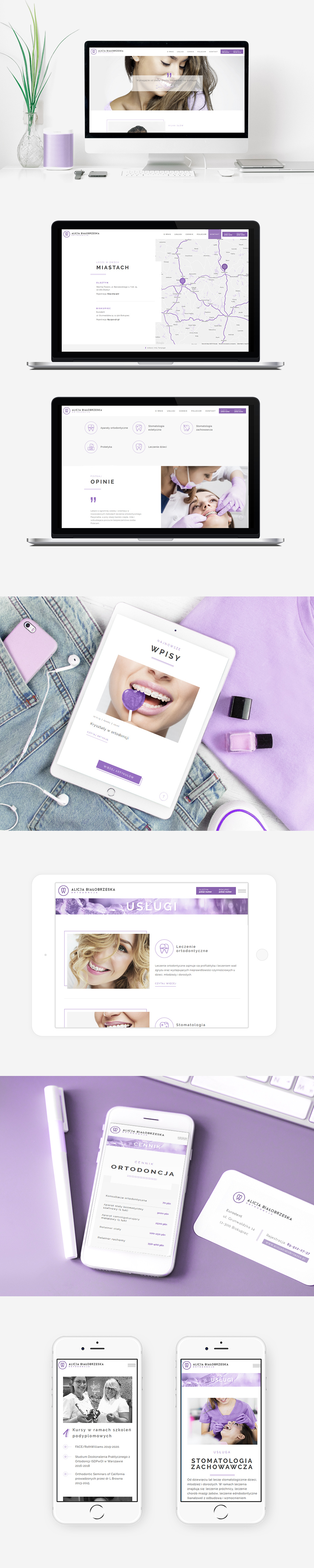 strona internetowa Alicja Białobrzeska