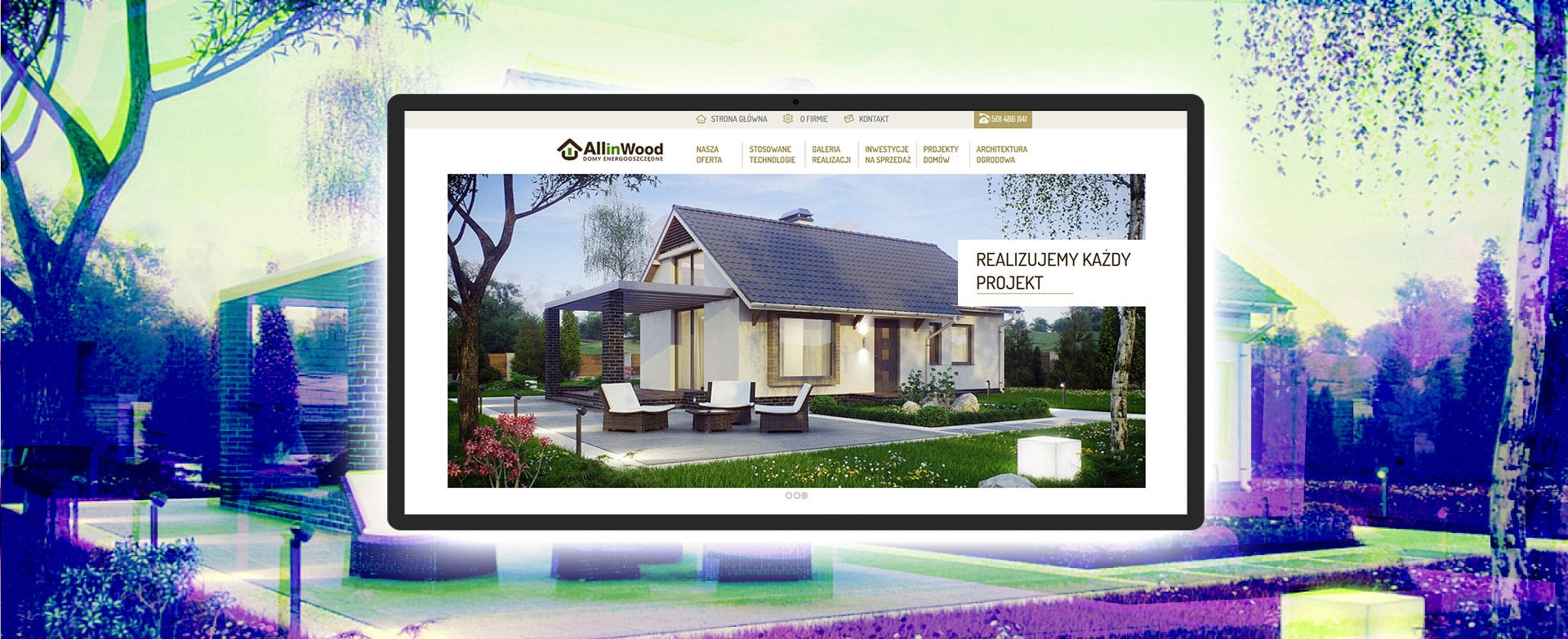 strona internetowa AllinWood tło