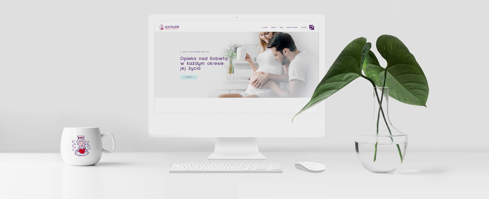 strona internetowa Anna Patuła – logo i strona internetowa tło