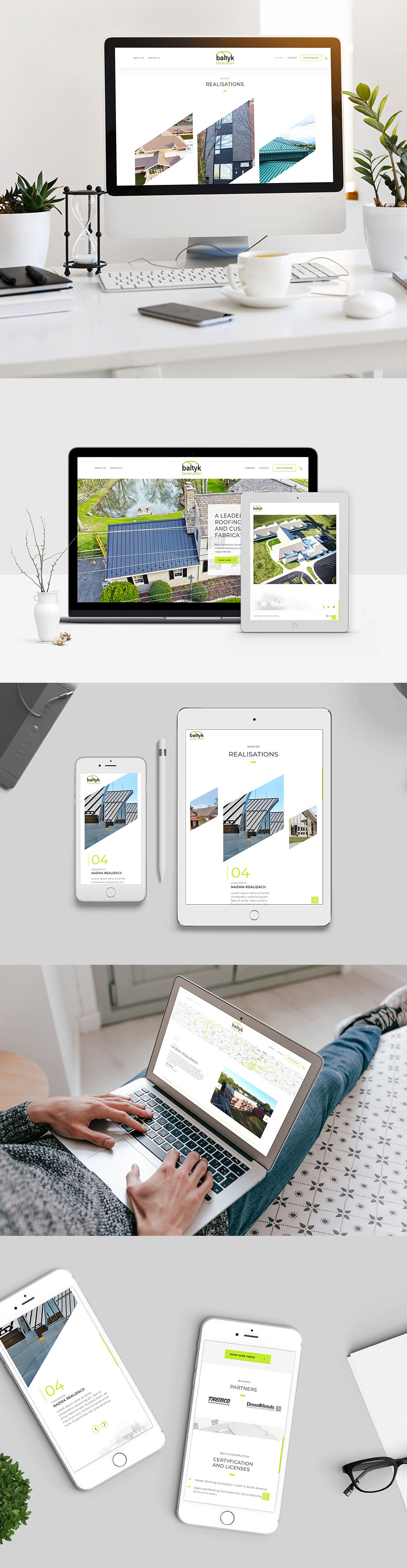 strona internetowa Baltyk Construction