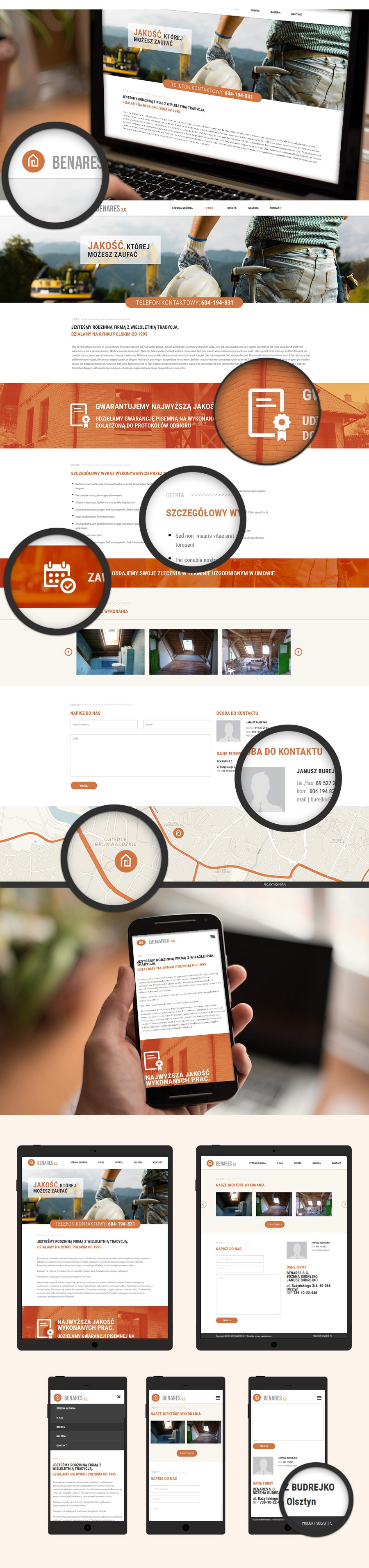 strona internetowa Benares