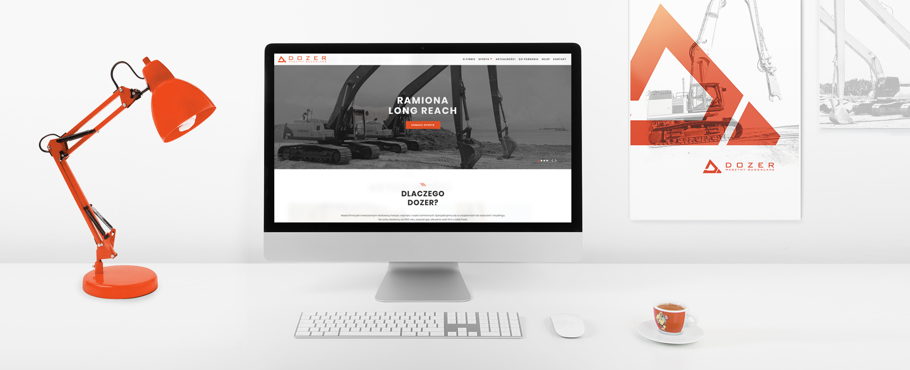 strona internetowa Dozer tło