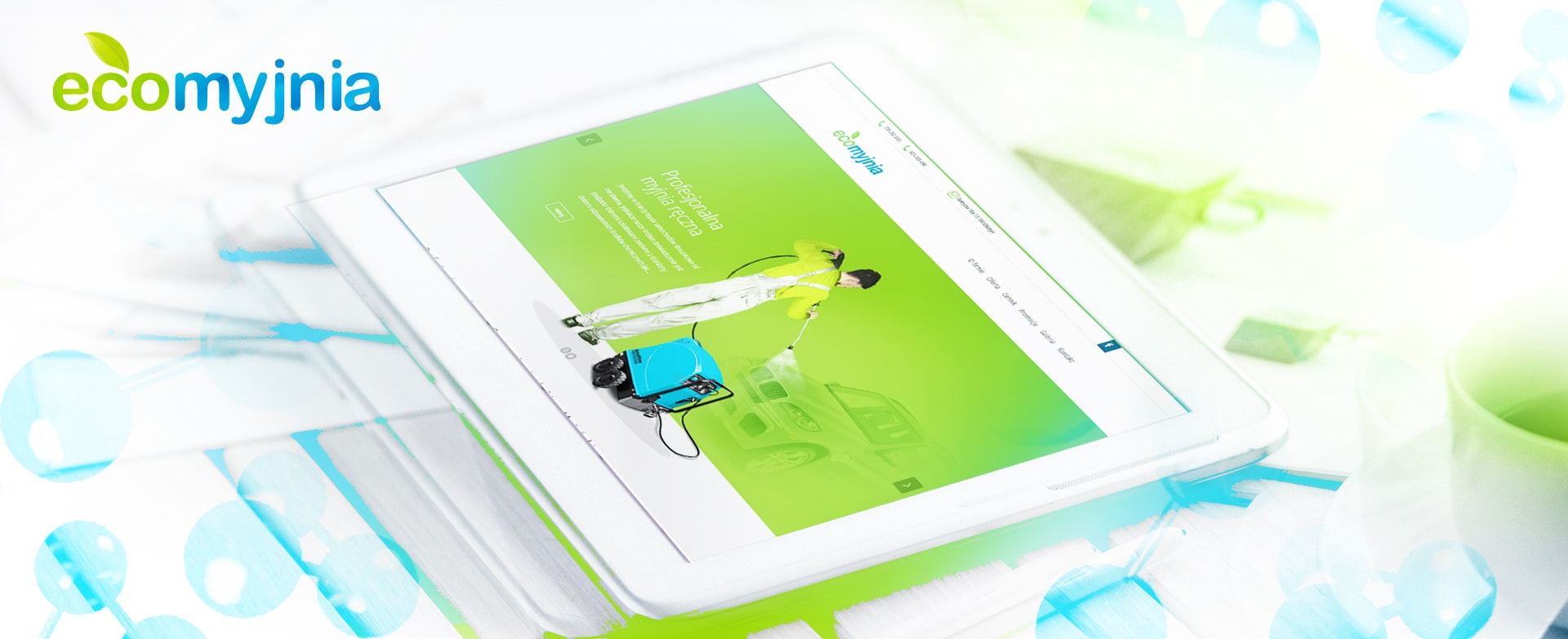 strona internetowa Eco Myjnia – strona internetowa tło
