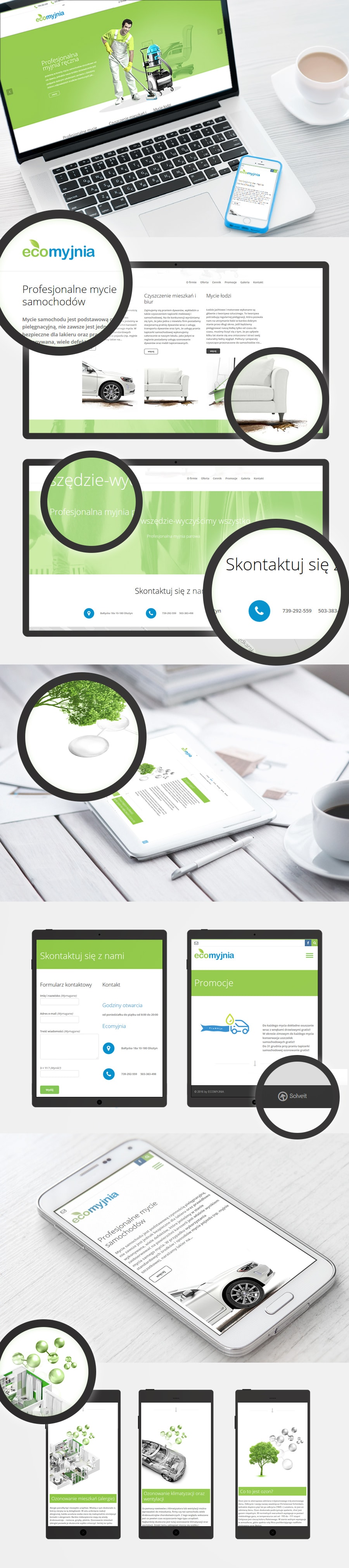 strona internetowa Eco Myjnia