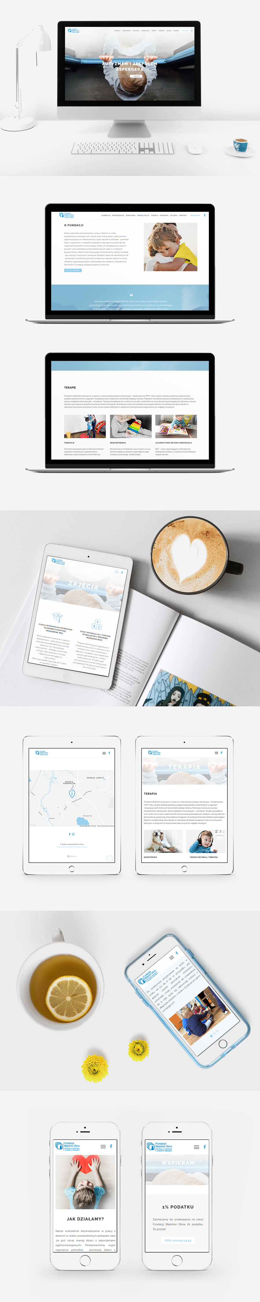 strona internetowa Fundacja Błękitne Okna