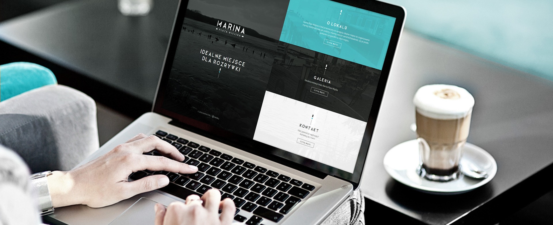 strona internetowa Marina Plaża Miejska – strona internetowa tło