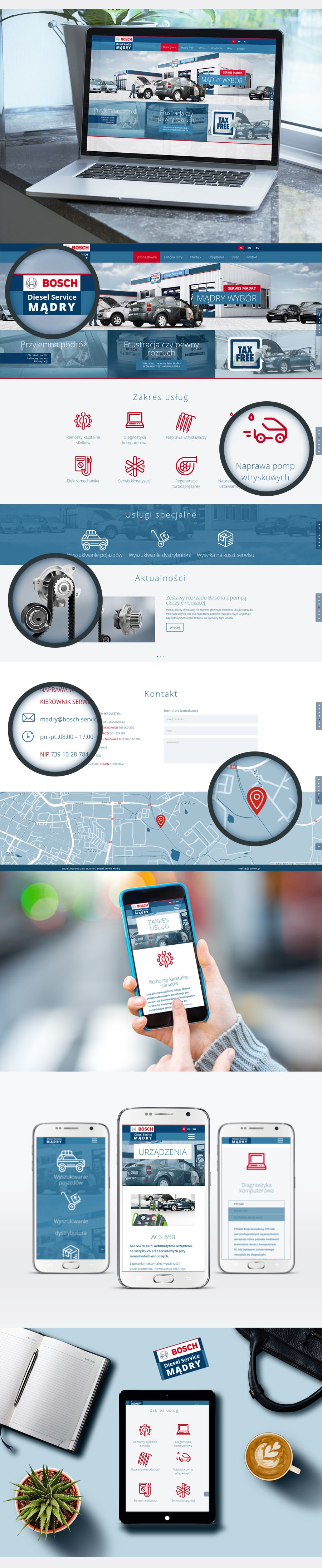 strona internetowa Diesel Serwis