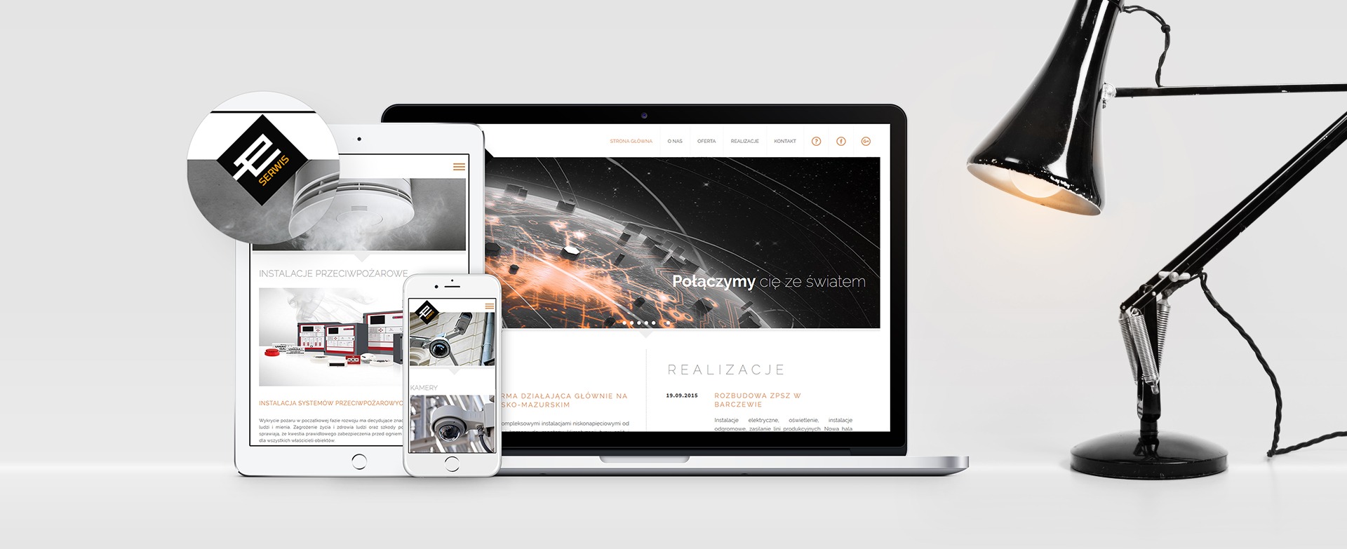 strona internetowa E-serwis – strona internetowa tło