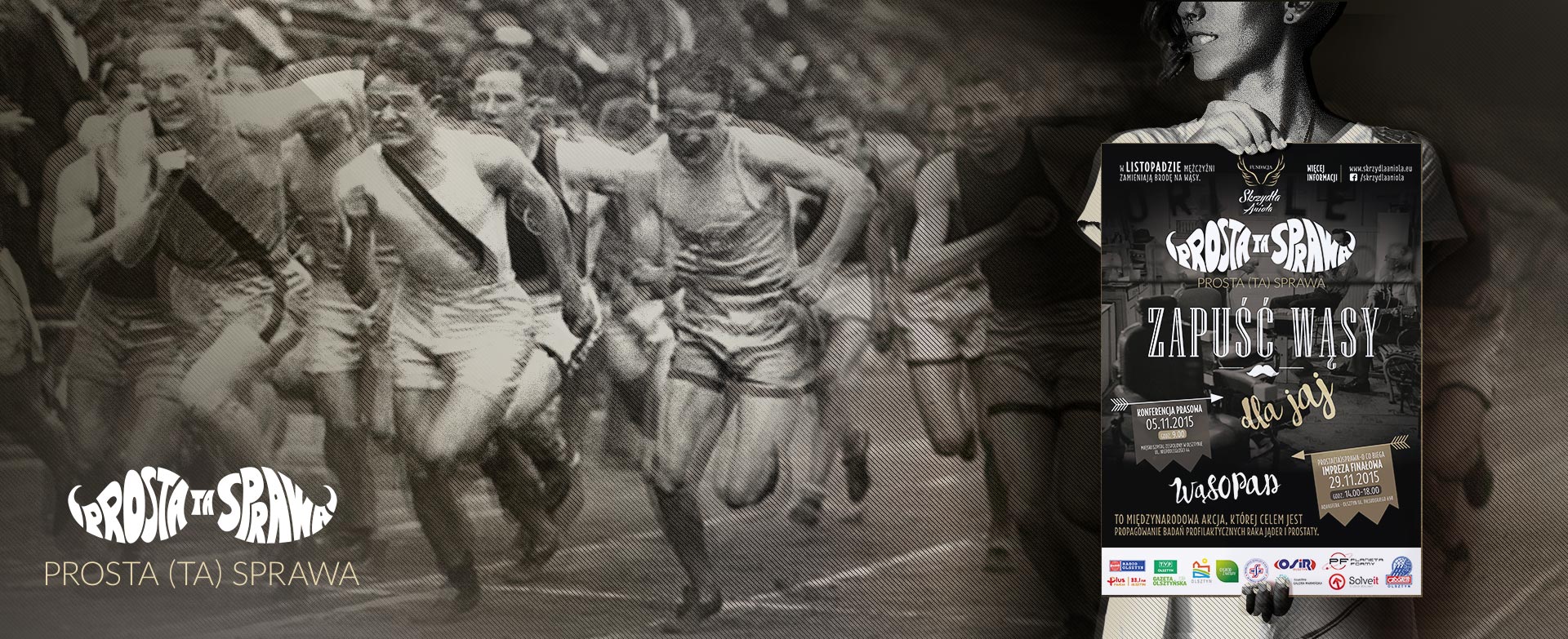 flyers Prosta(ta) sprawa tło