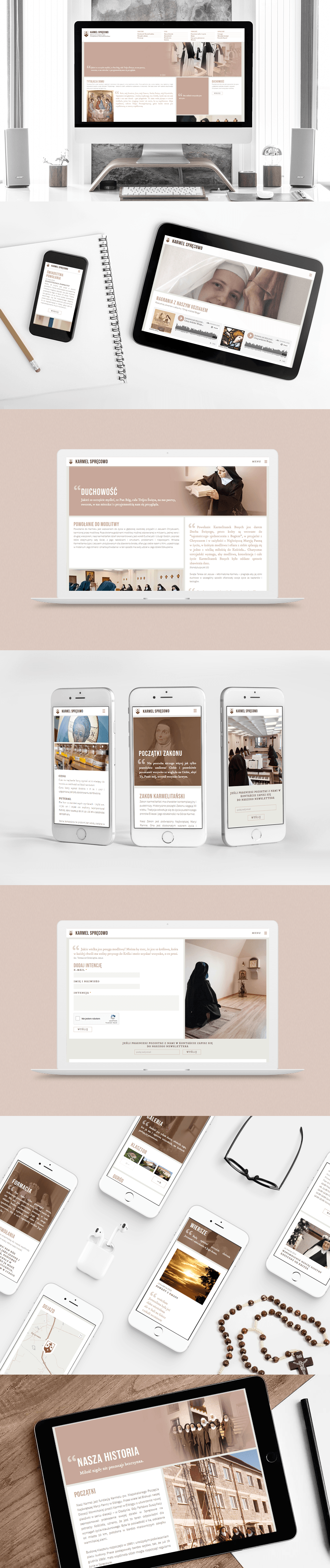 strona internetowa Karmel Spręcowo