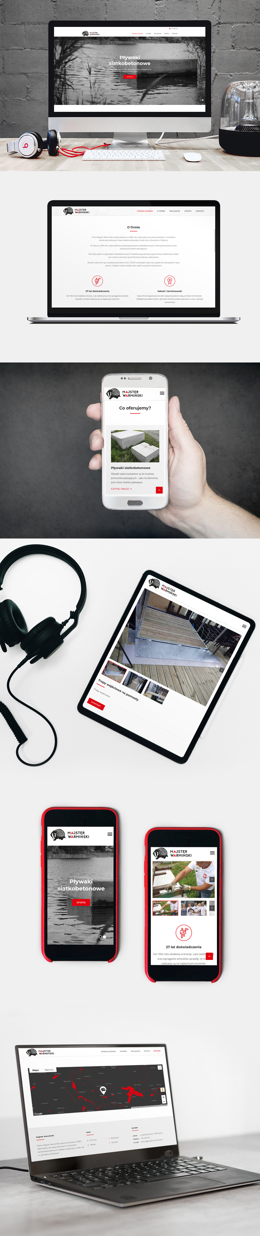 strona internetowa Majster Warmiński