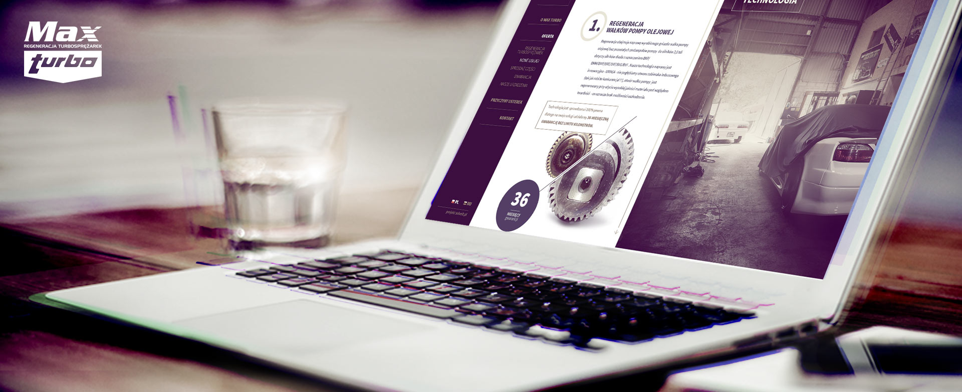 strona internetowa MaxTurbo – strona internetowa tło