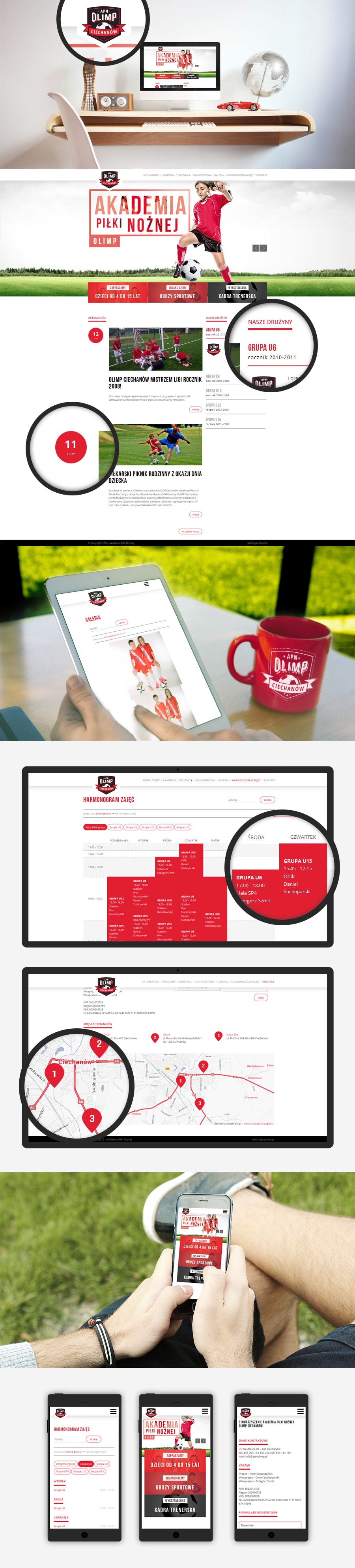 strona internetowa APN Olimp