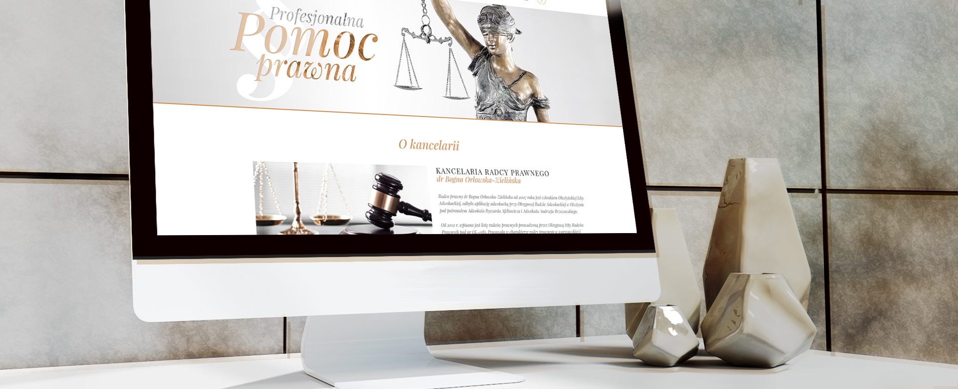 strona internetowa Kancelaria Radcy Prawnego tło