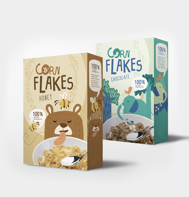 opakowania papierowe tło