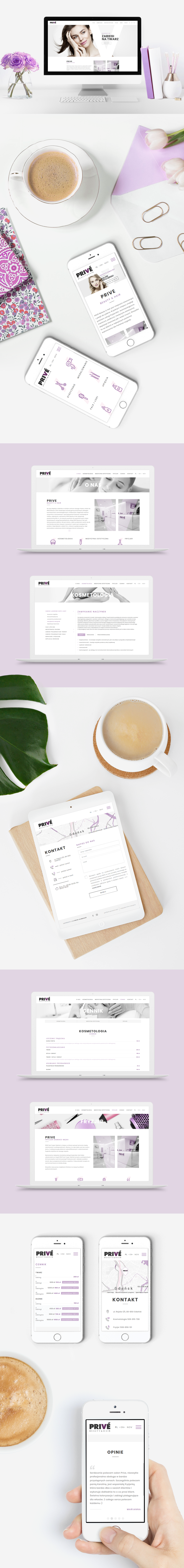 strona internetowa PRIVÉ