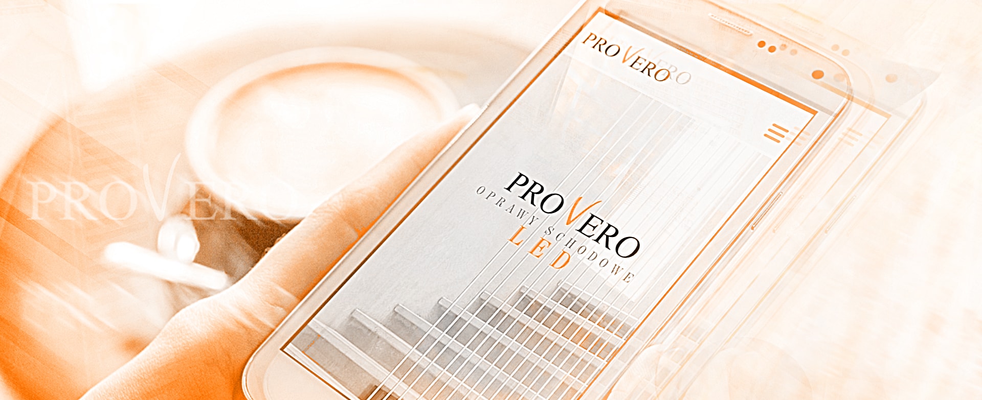 strona internetowa Provero tło