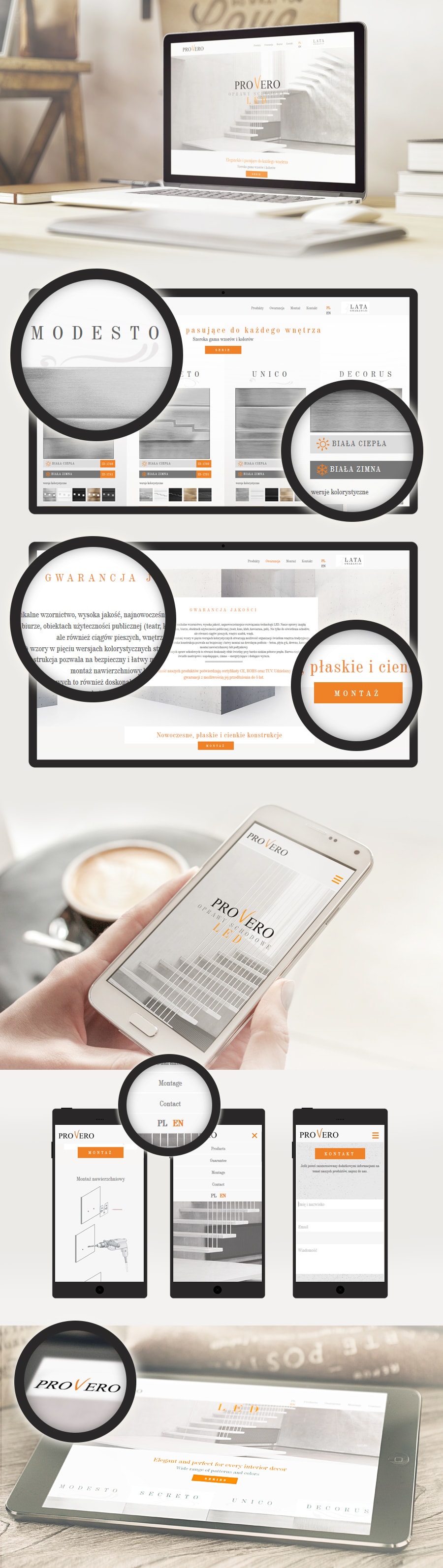 strona internetowa Provero