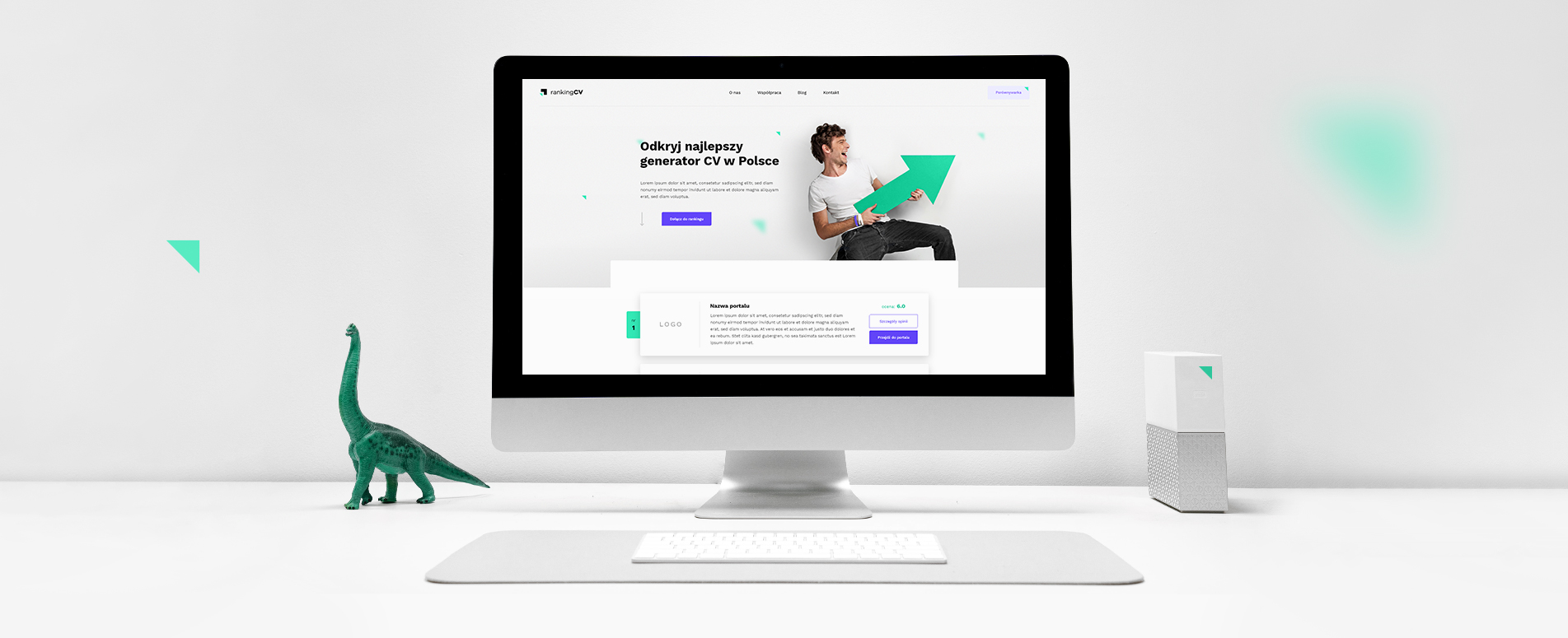 strona internetowa Ranking CV tło