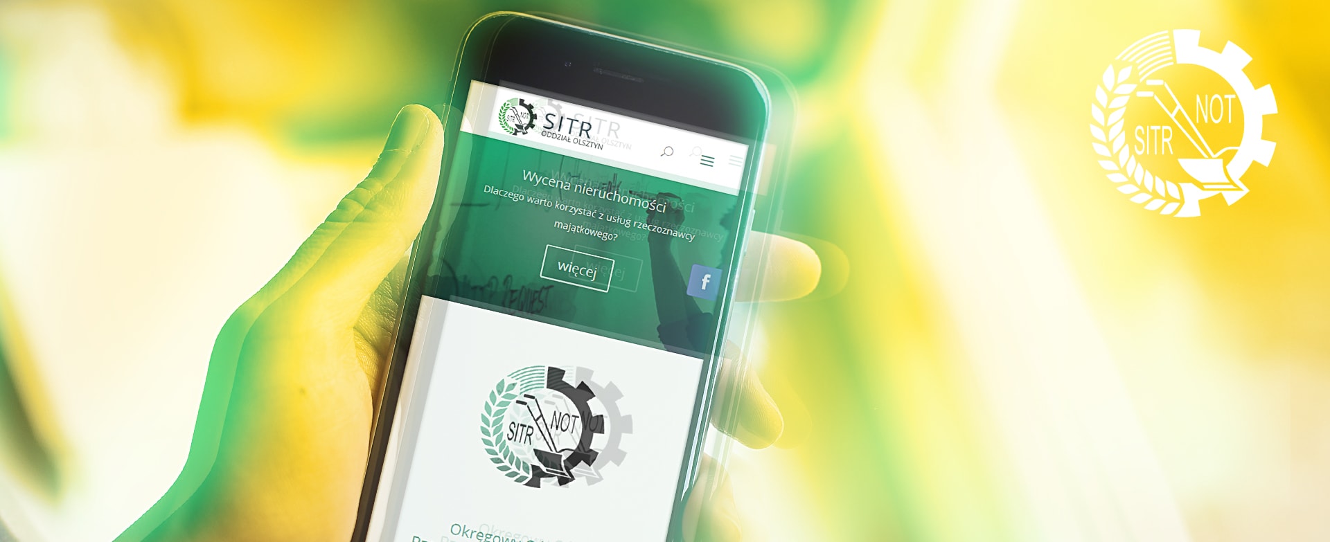 strona internetowa SITR Olsztyn tło