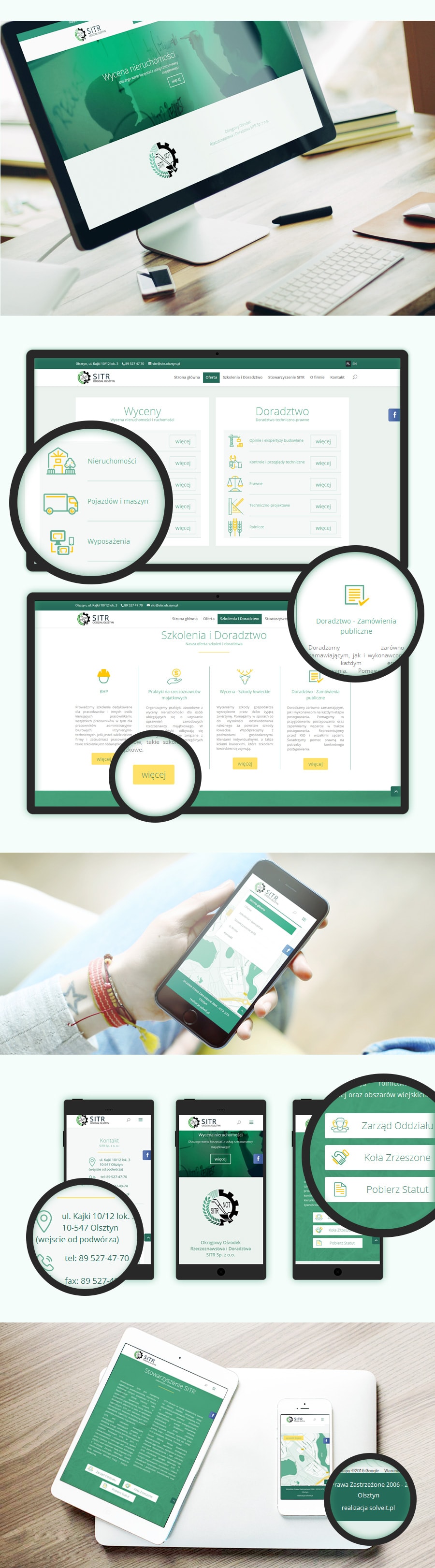 strona internetowa SITR Olsztyn