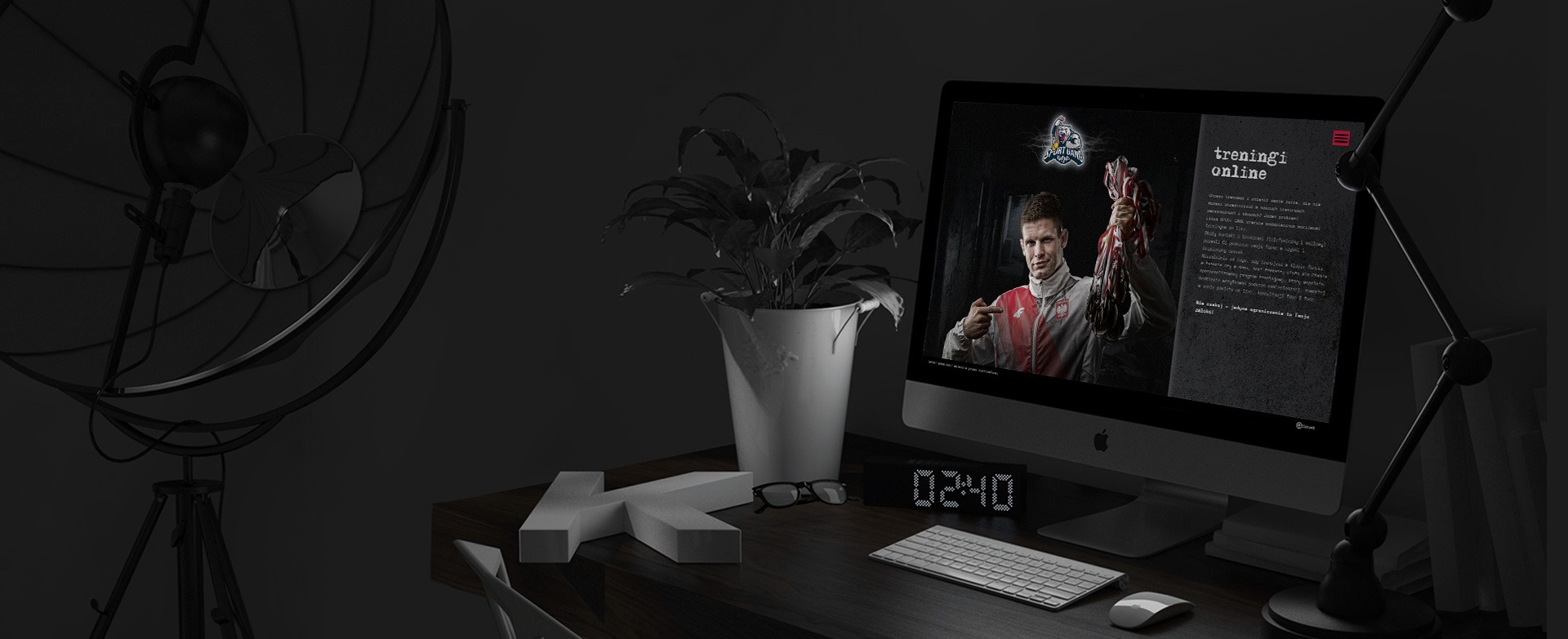 strona internetowa Sport Gang Polska – strona internetowa tło