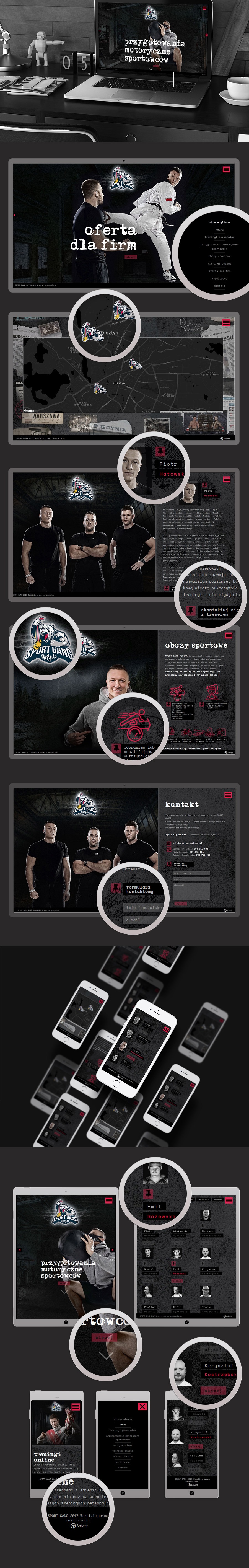 strona internetowa Sport Gang Polska