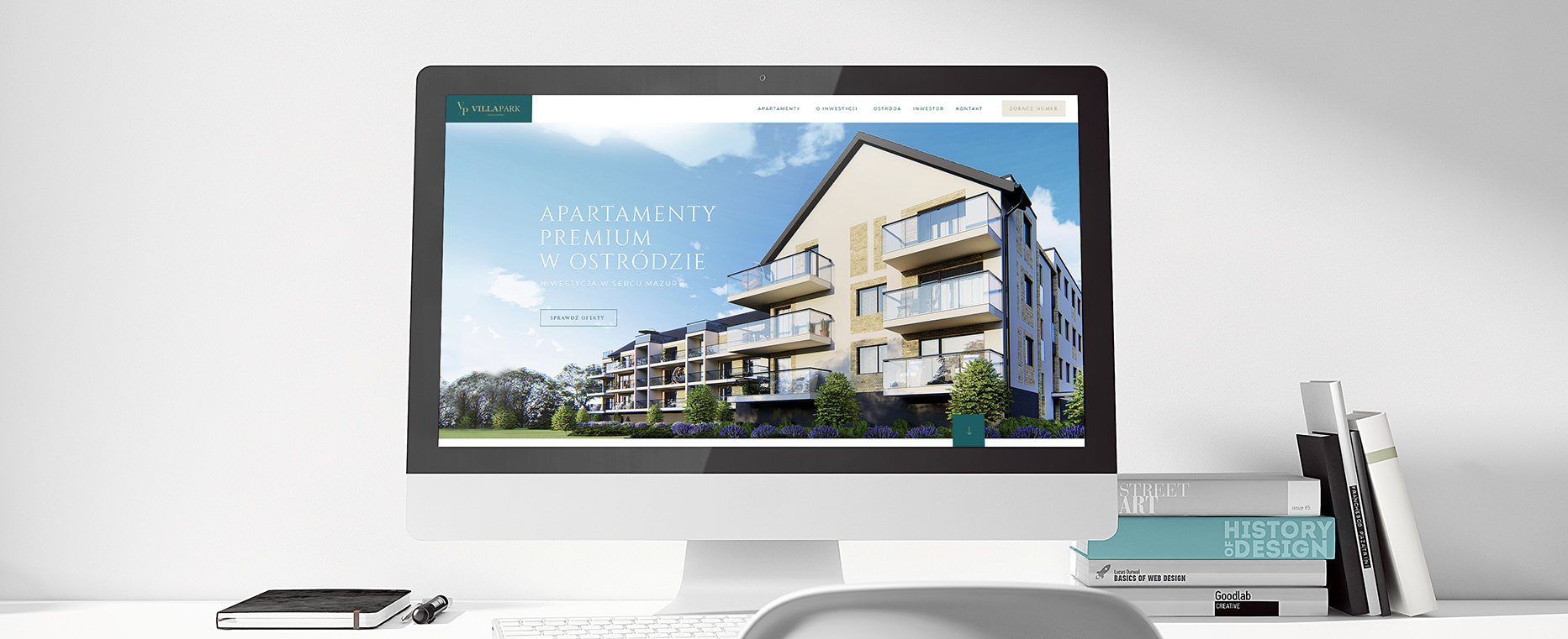 strona internetowa Villa Park – strona internetowa tło