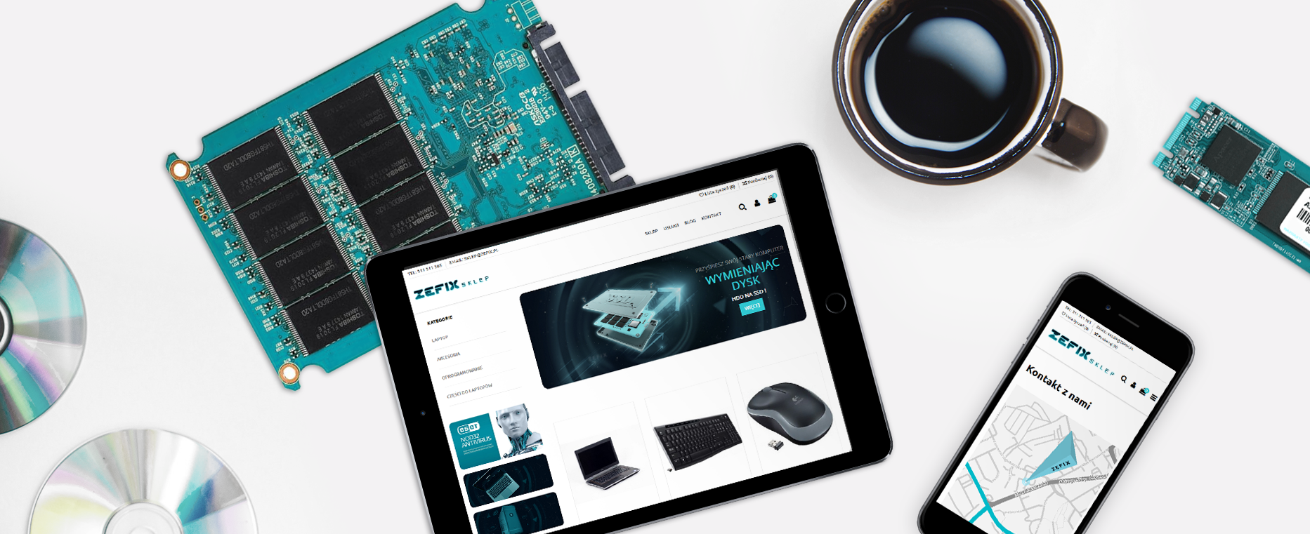 sklep internetowy Zefix – technologiczny sklep internetowy tło