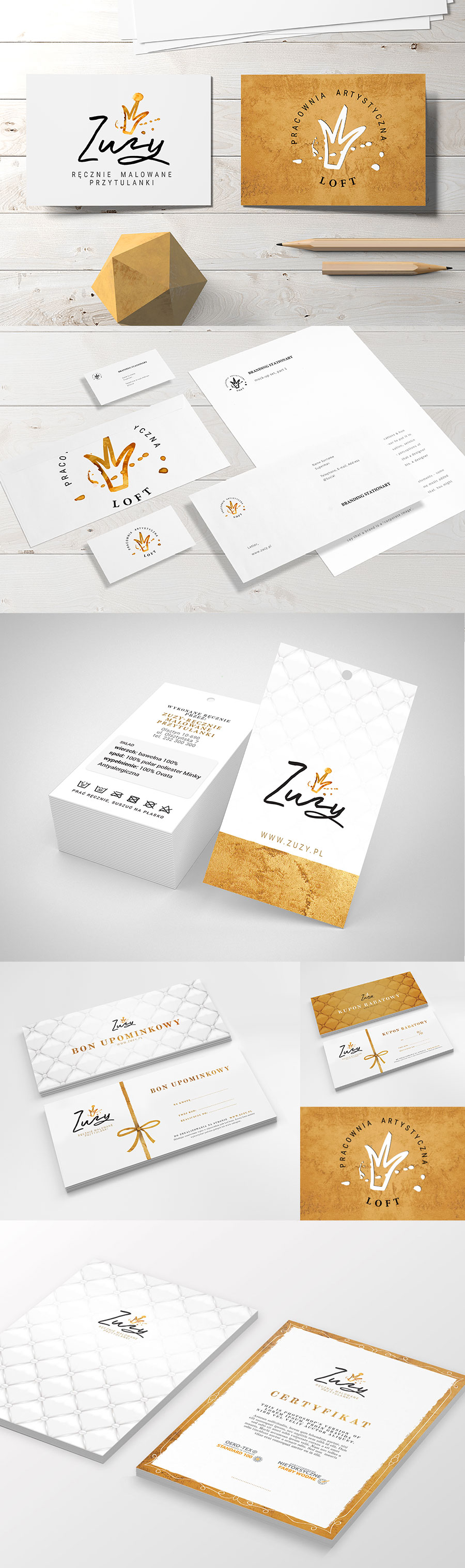 system identyfikacji wizualnej Zuzy