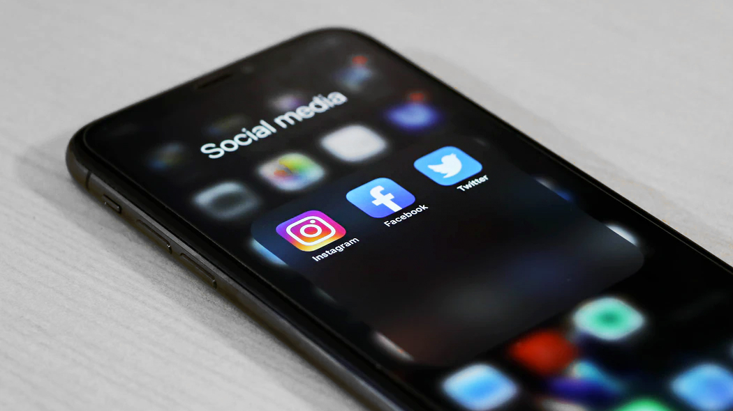 Social media marketing tło