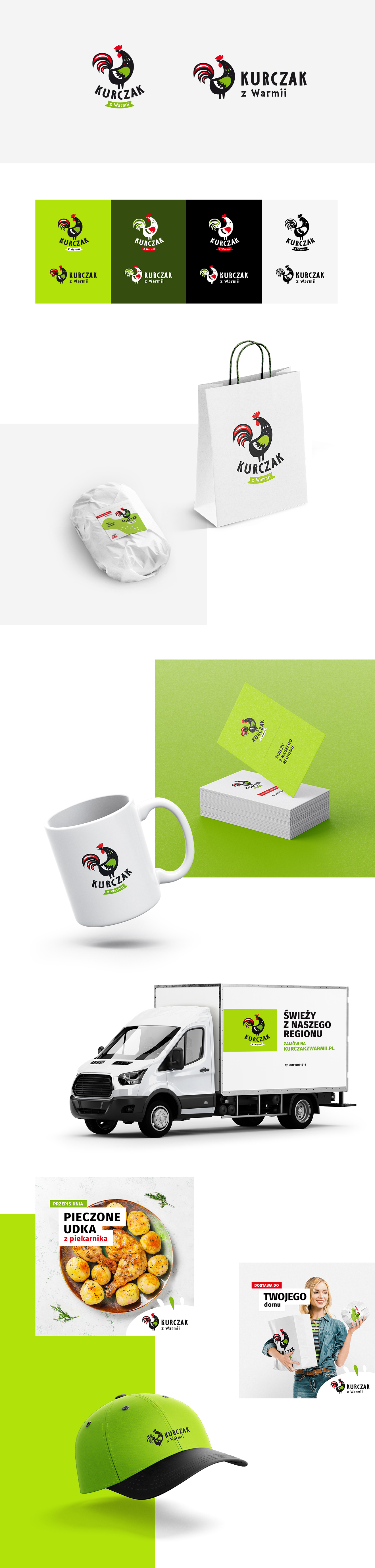 system identyfikacji wizualnej Kurczak z Warmii