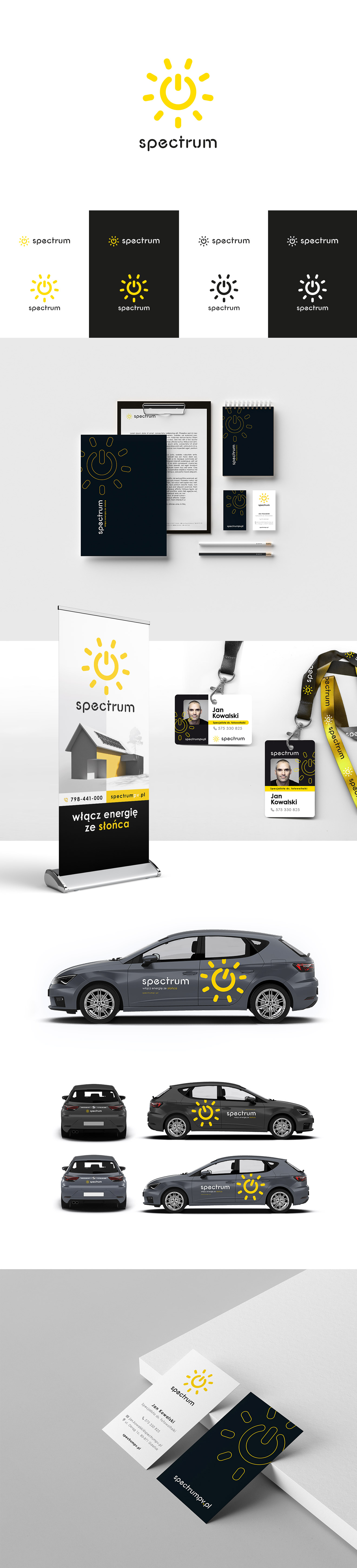 system identyfikacji wizualnej Spectrum