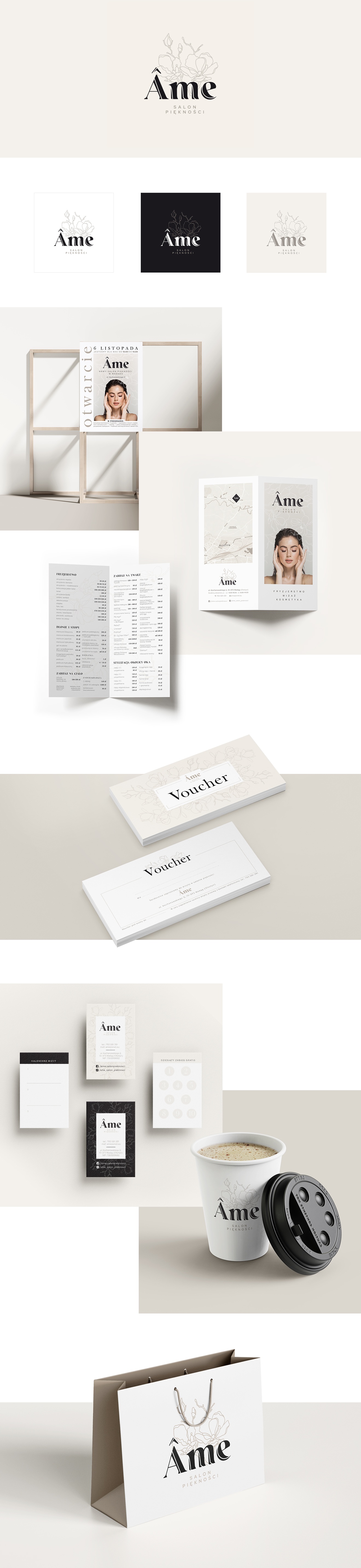 system identyfikacji wizualnej Ame