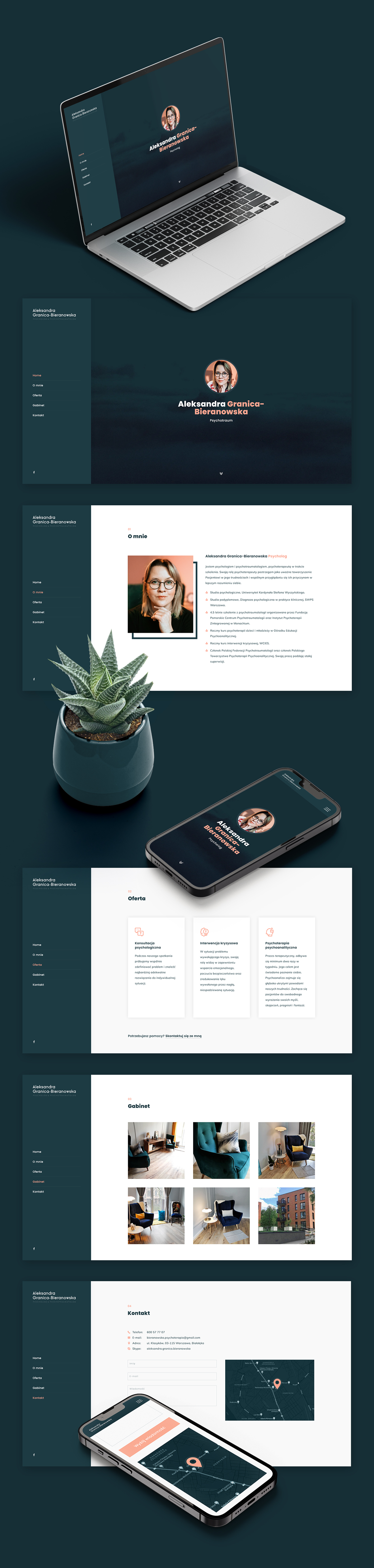 strona internetowa Aleksandra Granica-Bieranowska