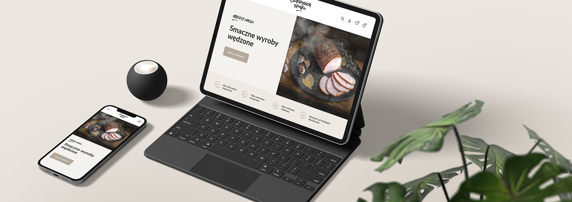 sklep internetowy Sklep ze smakiem dla Odkrywcy Smaku tło