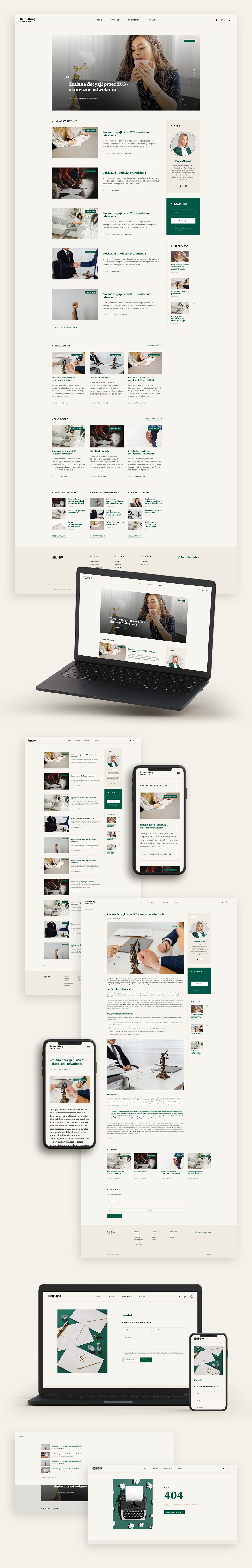 strona internetowa Something About Law