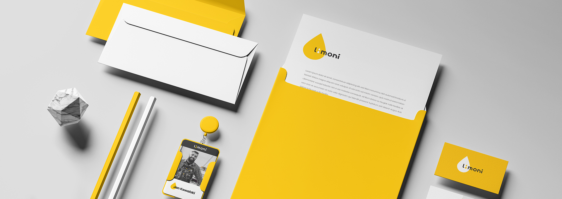 logo Limoni – logo pełne energii i kreatywności tło