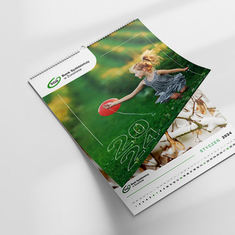 BS Żuromin - kalendarze ścienne idealne do biura miniaturka