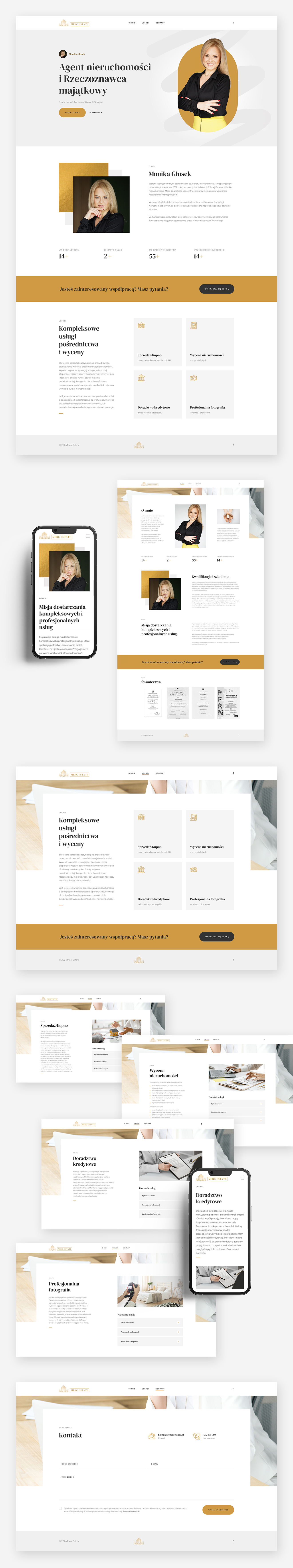 strona internetowa Merc Estate