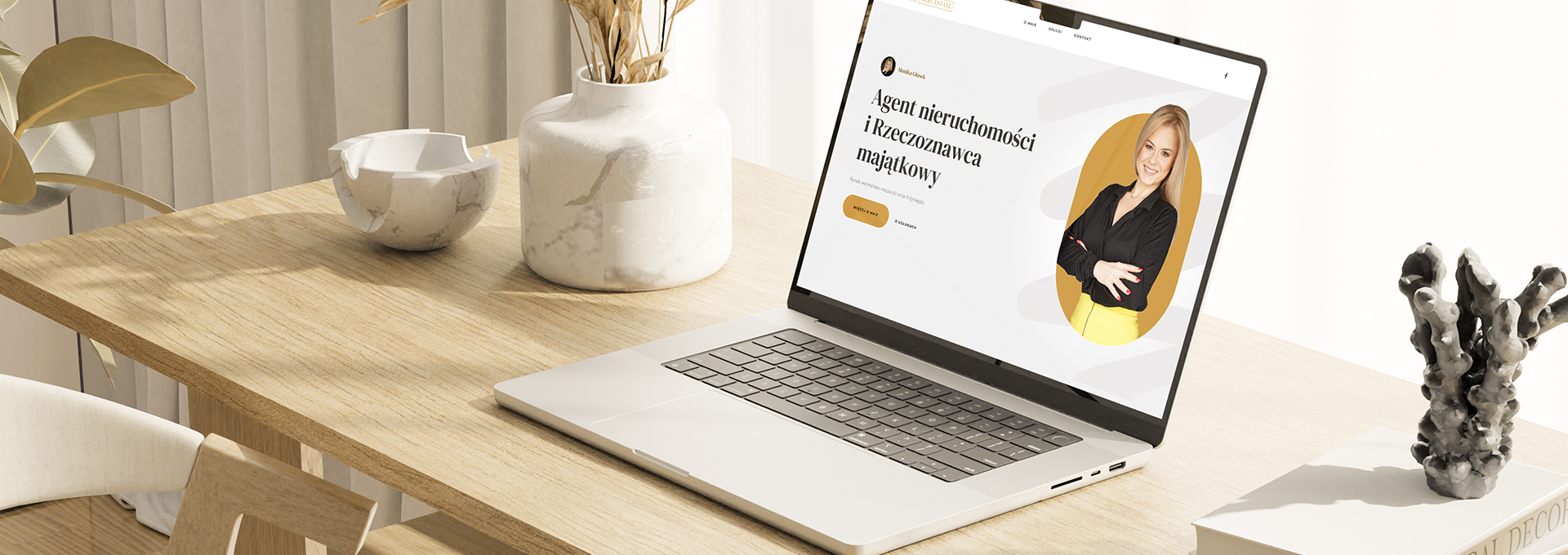 strona internetowa Merc Estate tło