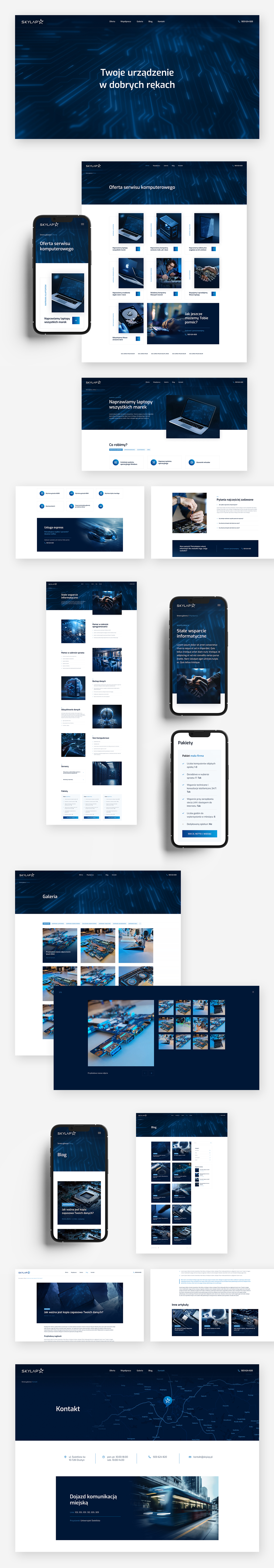 strona internetowa Skylap